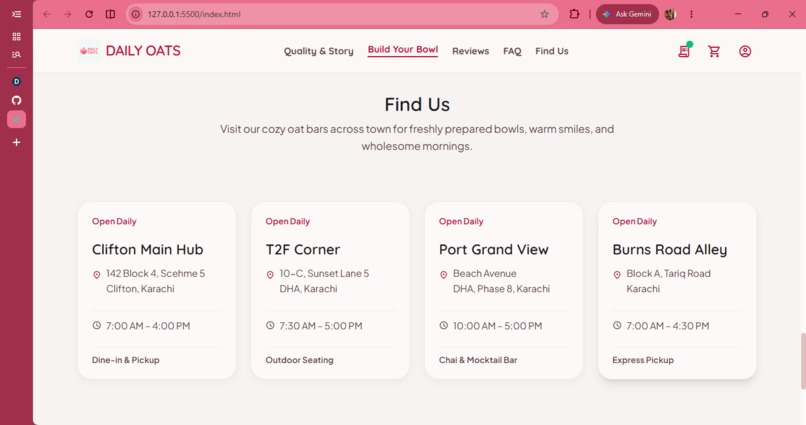 Daily Oats – screenshot 1