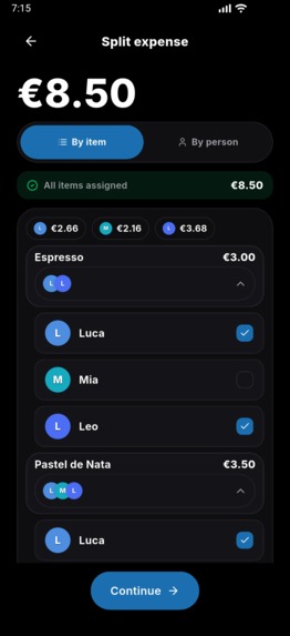 SplitUp – screenshot 3