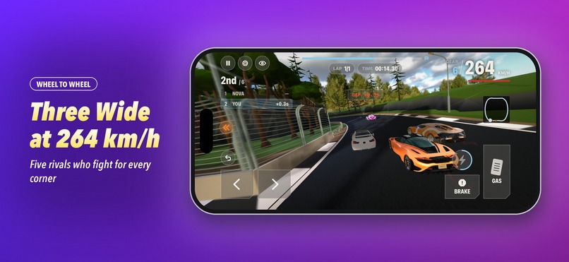 Velocity Unleashed - a realtime multiplayer 3D racing game – screenshot 1