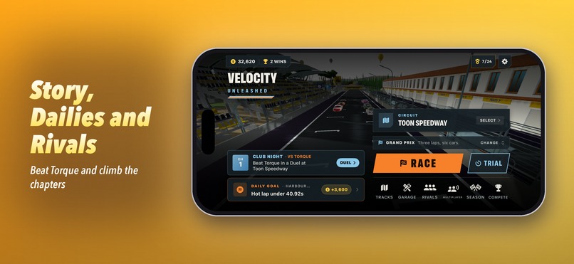 Velocity Unleashed - a realtime multiplayer 3D racing game – screenshot 3