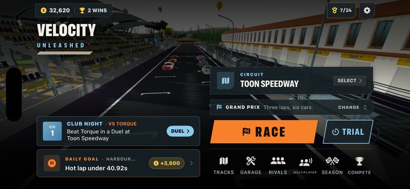 Velocity Unleashed - a realtime multiplayer 3D racing game – screenshot 8