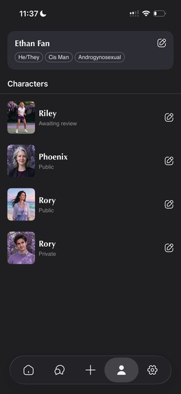 Wisteria: AI Chat for LGBTQ+ – screenshot 2