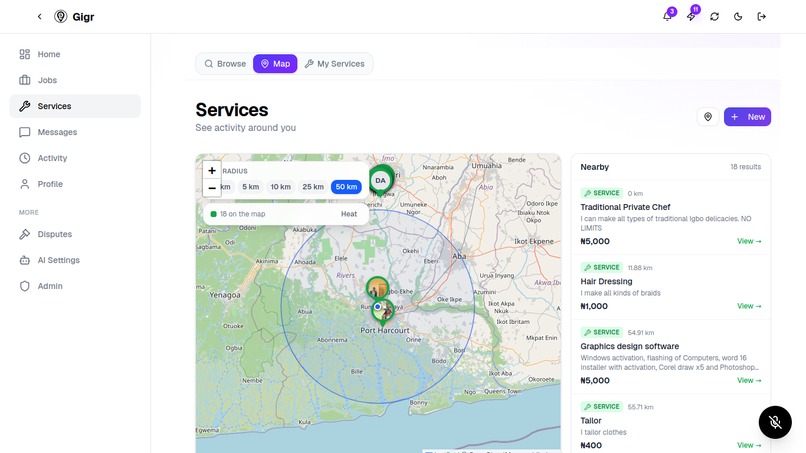 Gigr – screenshot 2