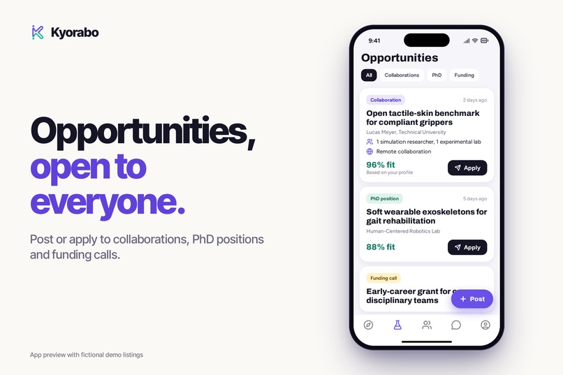 Kyorabo: Find Research Collaborators – screenshot 6