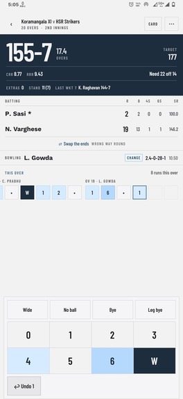 Open Innings — Cricket Scoring – screenshot 3