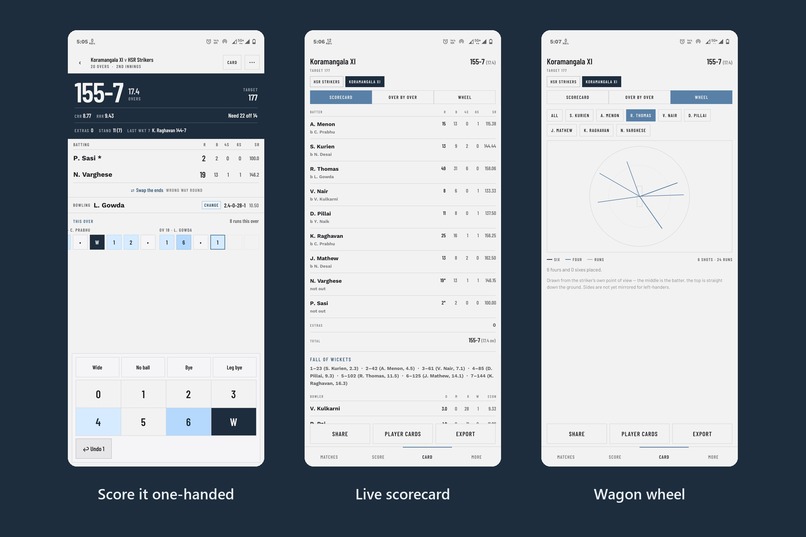 Open Innings — Cricket Scoring – screenshot 1