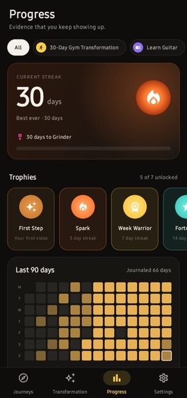 Jourvelope — Goal Video Journal – screenshot 5