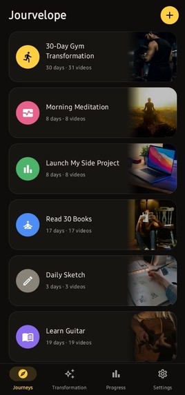 Jourvelope — Goal Video Journal – screenshot 6