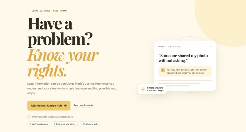 Justice Hub – screenshot 1