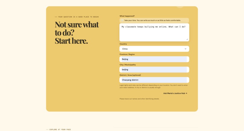 Justice Hub – screenshot 2