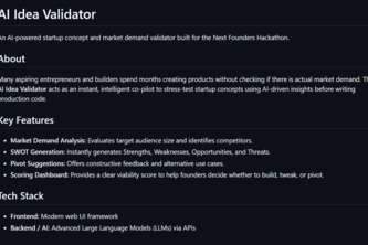 AI Idea Validator