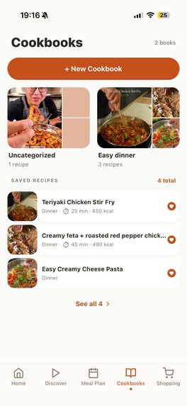 Recio: Cookbook Organizer – screenshot 1
