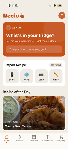 Recio: Cookbook Organizer – screenshot 4