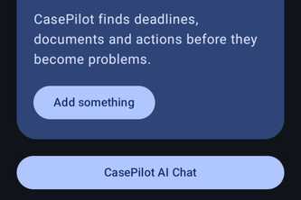 CasePilot — AI Case & Deadline Assistant