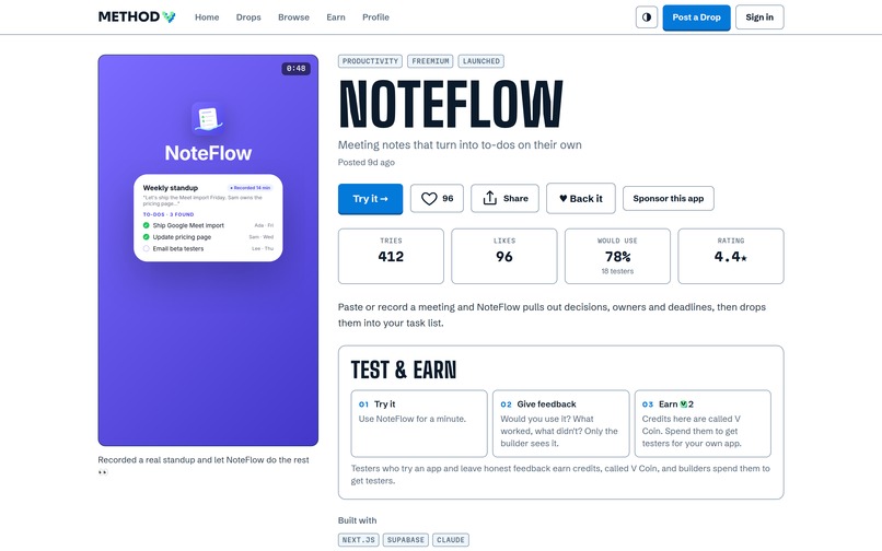 Method V – screenshot 3