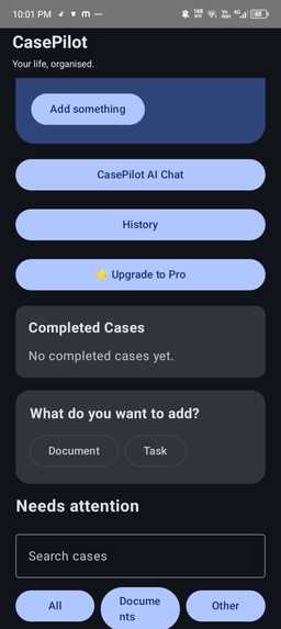 CasePilot — AI Case & Deadline Assistant – screenshot 2