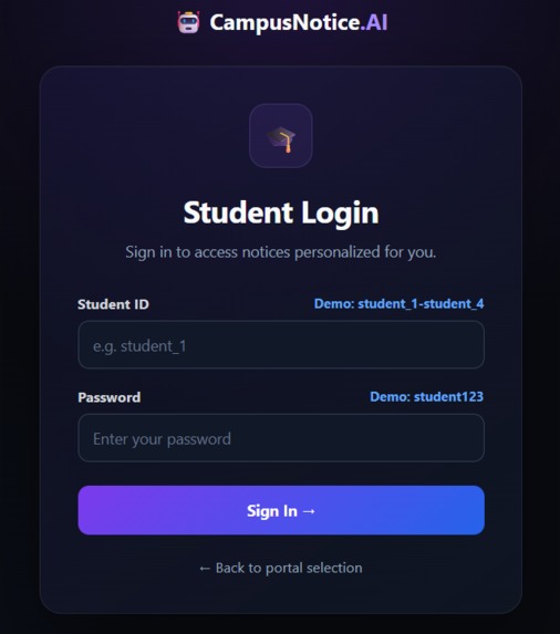 CampusNotice.AI – screenshot 5