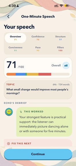 Vozie: Public Speaking Coach – screenshot 7