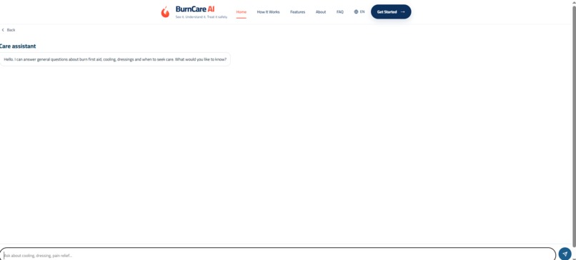 BurnCare AI – screenshot 1