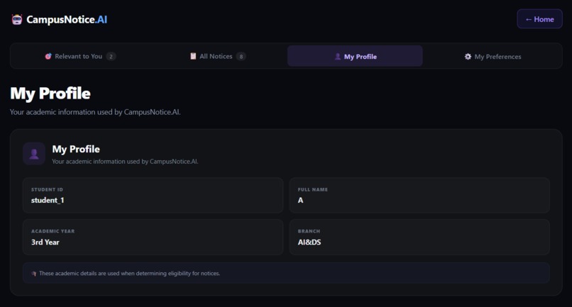 CampusNotice.AI – screenshot 3