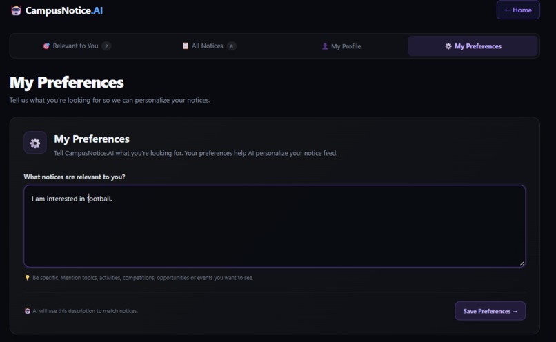 CampusNotice.AI – screenshot 4