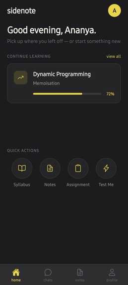sidenote – screenshot 1