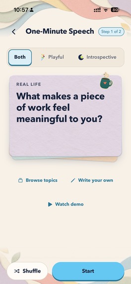 Vozie: Public Speaking Coach – screenshot 5