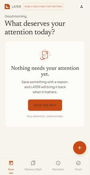 LATER – screenshot 4