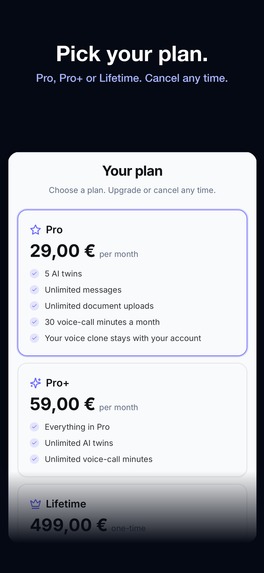 MyTwinVoice: AI Voice Twin – screenshot 3