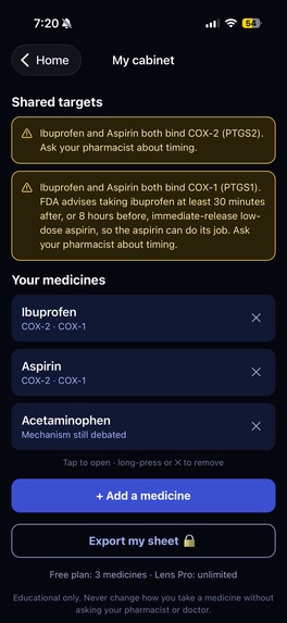 MoleculeLens Rx – screenshot 4