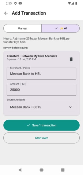 KhataBot: Auto Expense Tracker – screenshot 5