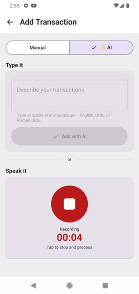 KhataBot: Auto Expense Tracker – screenshot 4