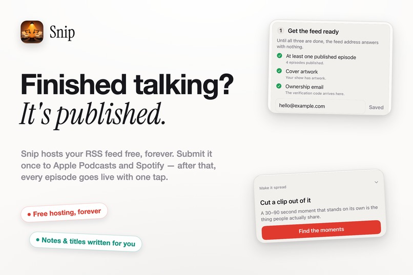 Snip: AI Podcast & Video Maker – screenshot 5