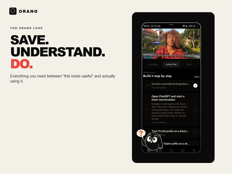 ORANO — Turn Saved Videos Into Action – screenshot 6