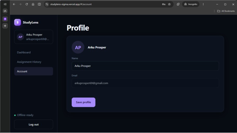 StudyLens – screenshot 3