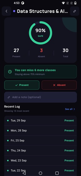 Attendup: Class Attendance – screenshot 3