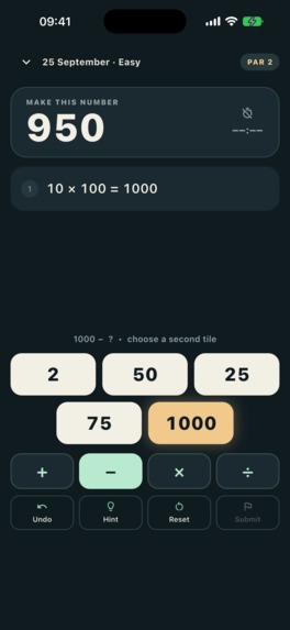 Par: Daily Number Puzzle – screenshot 1