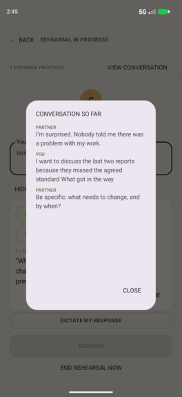 LeadRehearsal – screenshot 3