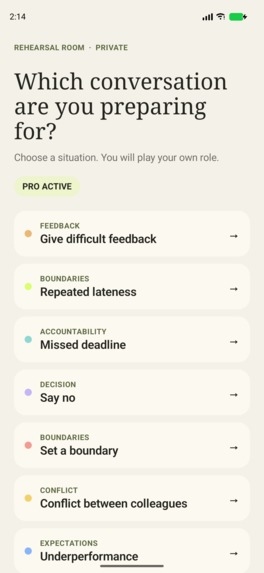 LeadRehearsal – screenshot 5