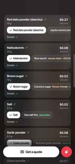 RecipeCat: Recipe to Brand – screenshot 2