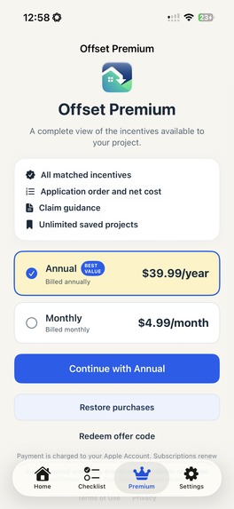 Offset: Home Incentives – screenshot 7
