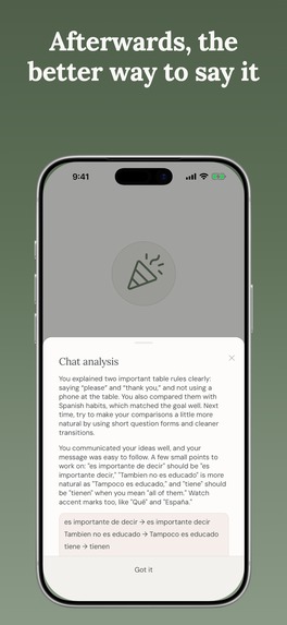 Amiora - Language Learning AI Tutor – screenshot 5
