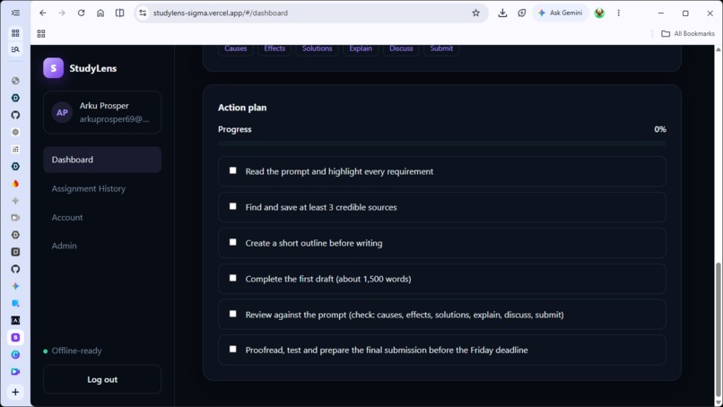 StudyLens – screenshot 5