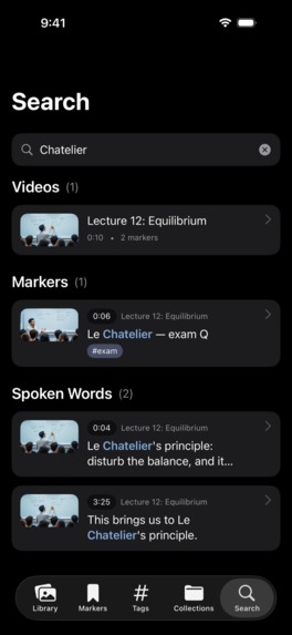 MarkerShelf: AI Video Notes – screenshot 1