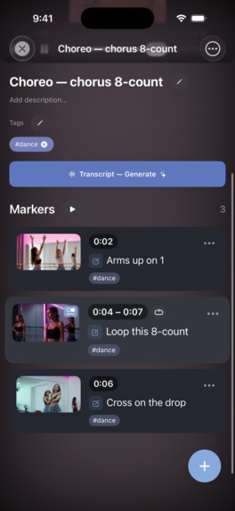 MarkerShelf: AI Video Notes – screenshot 4