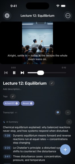 MarkerShelf: AI Video Notes – screenshot 5