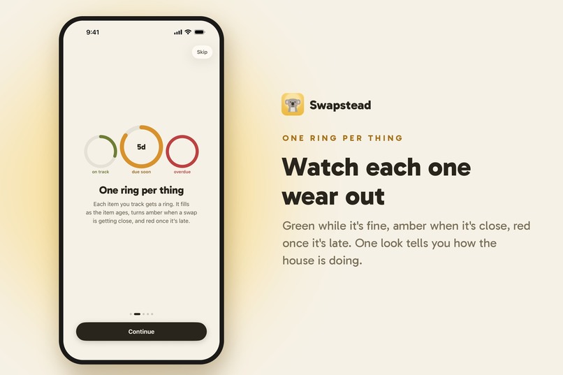 Swapstead: Replacement Tracker – screenshot 1