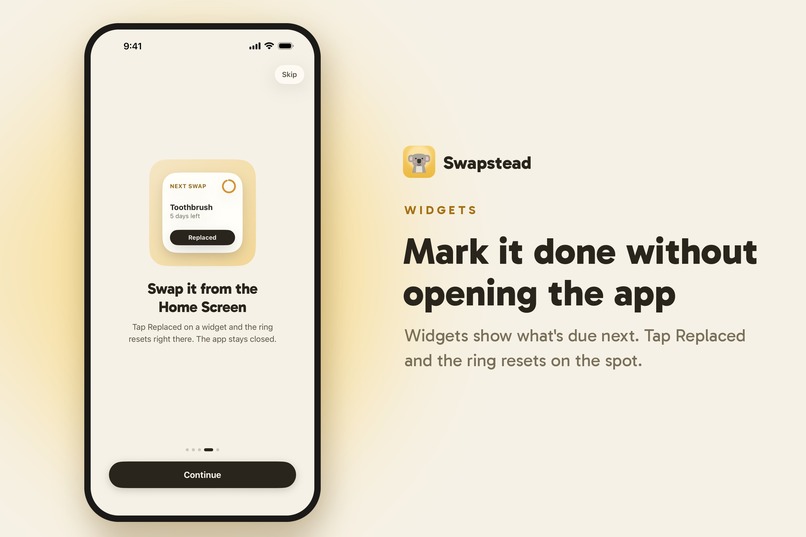 Swapstead: Replacement Tracker – screenshot 5