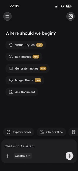 AssistantX – screenshot 1