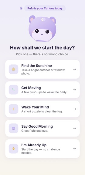 Pufo - Smart Alarm & AI meal tracker – screenshot 4